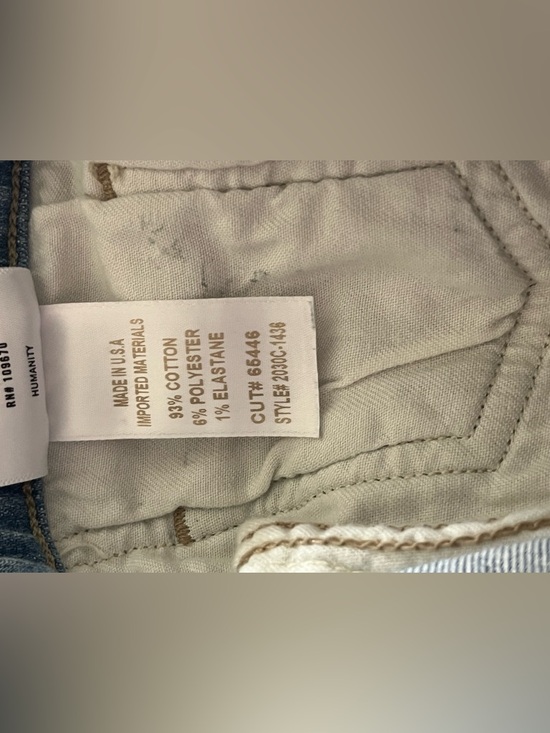 COH Isola Mid Rise Cropped Bootcut Mid Blue Wash Jeans 26 - Picture 9 of 9